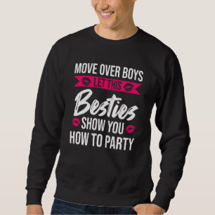 Jungs Zur Seite Mädels Zeigen Den Sommerurlaub Sweatshirt
