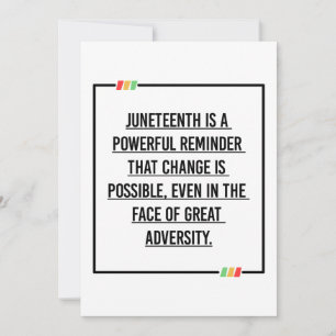 Jüngste Zitate, Freiheit der afroamerikanischen. Einladung