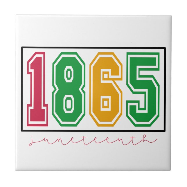 Jungsteinzeit - Schwarze Geschichte Fliese (Vorderseite)