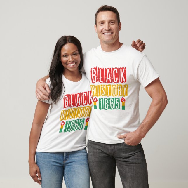 Jungsteinzeit - Schwarze Geschichte T-Shirt (Unisex)
