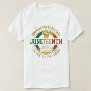 Jüngster Tag der Emanzipation Schwarze Amerikanisc T-Shirt