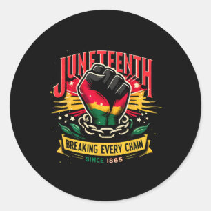 Jüngstes Breaking Jede Kette seit 1865 Black H Runder Aufkleber