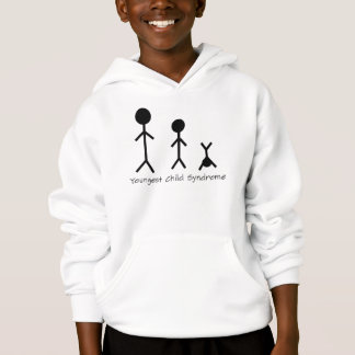 Jüngstes Kindersyndrom lustiger Hoodie
