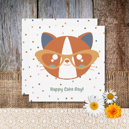 Jungtier Katze Colorful Confetti Feiertagskarte