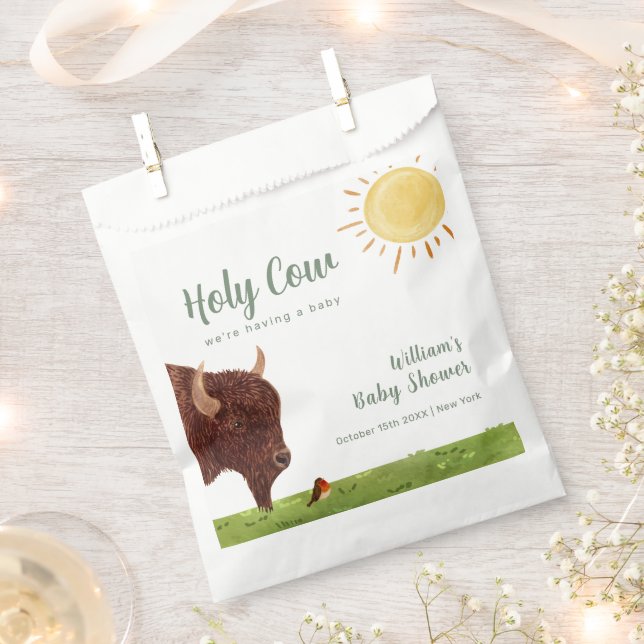 Jungtierdusche Geschenktütchen (Ausgeschnitten)