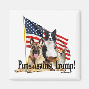 "Jungtiere gegen Trump!"Magnet Magnet