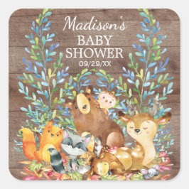 Jungtiere neutrale Babydusche Sticker