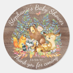 Jungtiere neutrale Babydusche Sticker