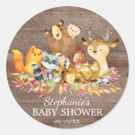 Jungtiere neutrale Babydusche Sticker