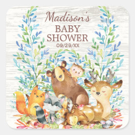 Jungtiere neutrale Babydusche Sticker