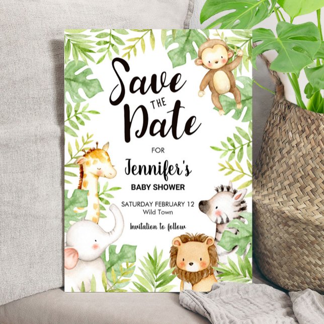 Jungtiere Save the Date Einladung (Von Creator hochgeladen)
