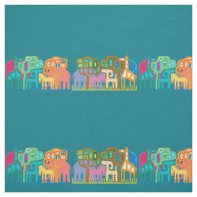 Jungtiere Stoff (Muster)