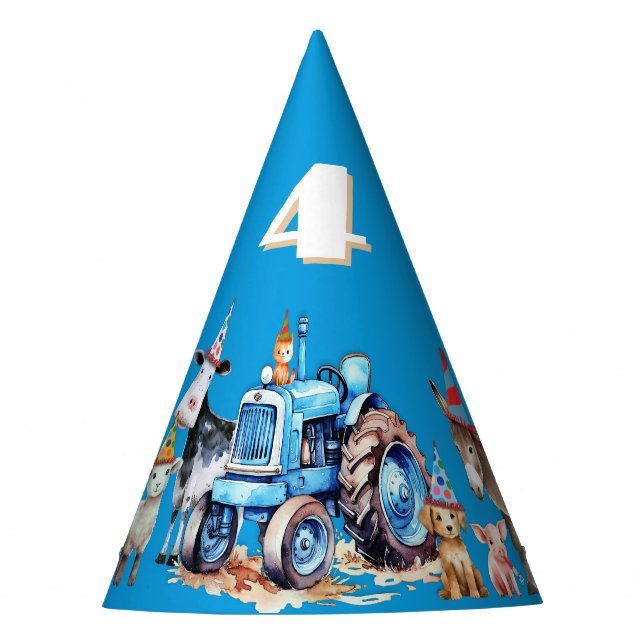 Jungtierfarm Party hats Partyhütchen (Vorderseite)