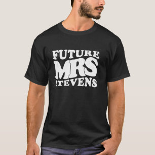 Jungverheiratete Mrs. Stevens Junggesellinnen-Absc T-Shirt