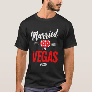 Jungvermählte im Vegas Braut Club Squad 2025 Jungg T-Shirt