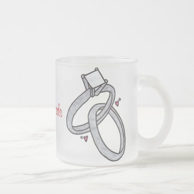 Jungvermählten Mattglastasse (Rechts)