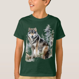Jungwolf im T - Shirt
