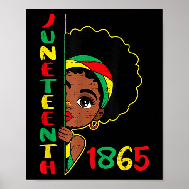 Juni 1865 Freedom African 19. Poster (Vorne)