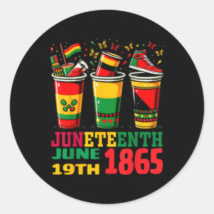 Juni 1865 für Feierlichkeiten Runder Aufkleber