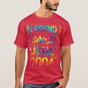 Juni 18 Jahre alt Seit 2004 18. Geburtstag Geschen T-Shirt
