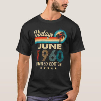 Juni 1960 62. Geburtstag Vintage T-Shirt