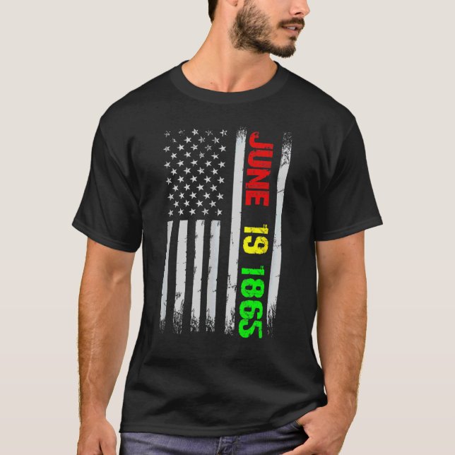 Juni 1965 Schwarze Geschichte T-Shirt (Vorderseite)