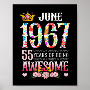 Juni 1967 55. Geburtstag 55 Jahre Phantastische Bl Poster