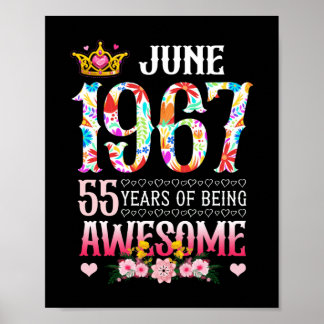 Juni 1967 55. Geburtstag 55 Jahre Phantastische Bl Poster