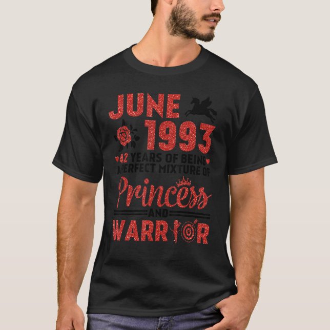 Juni 1993 29 Jahre Perfektes Mischpult Prince T-Shirt (Vorderseite)