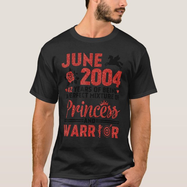 Juni 2004 18 Jahre perfekte Mischung Prince T-Shirt (Vorderseite)