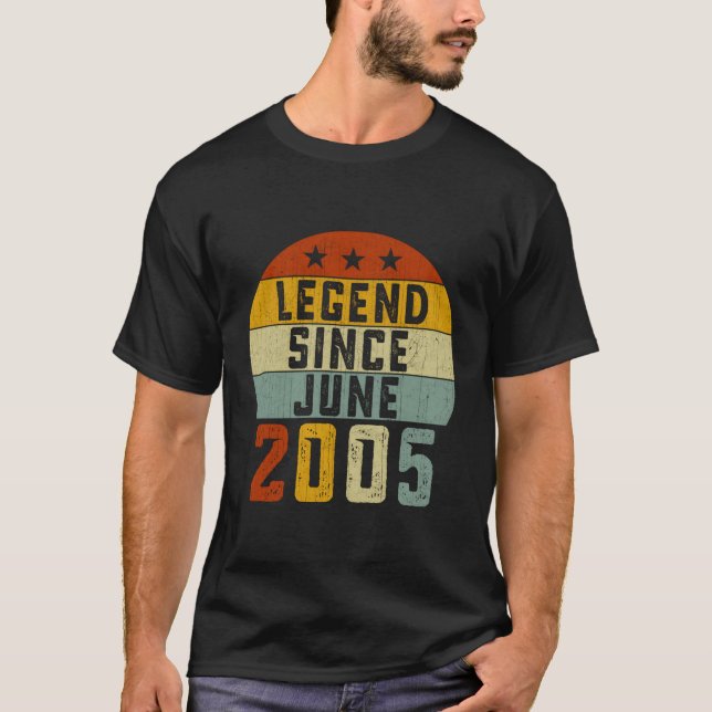 Juni 2005 Legend Seit Juni 2005 18. T-Shirt (Vorderseite)