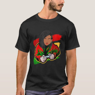 Juni 2021 für Black Freedom Gamer Afro American T-Shirt