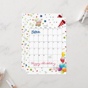 Juni 2022 Terminkalender Glückwunsch Einladung zum