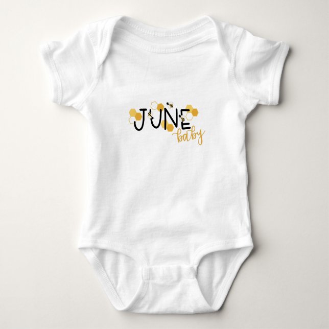 Juni-Baby Baby Strampler (Vorderseite)