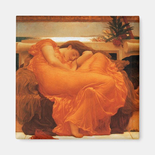 Juni Frederic Leighton Fine Art Art Magnet (Vorne)