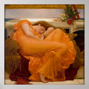 Juni - Frederic-Lord Leighton flammen Poster