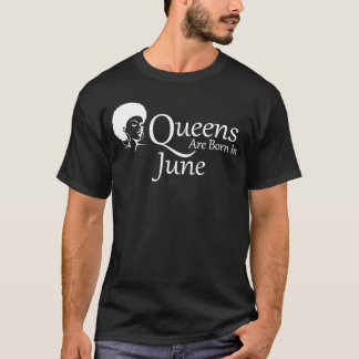 Juni Geburtstag für schwarze Frauen Afro American T-Shirt