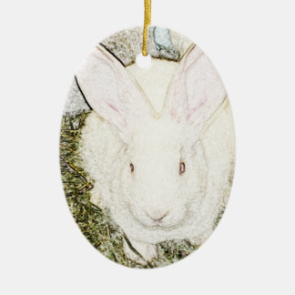 Juni-Häschen-Verzierung Keramikornament