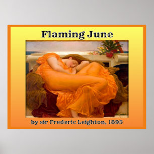 Juni in Flammen Poster