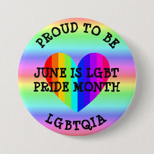 Juni ist LGBT Pride Monat Schaltfläche Button