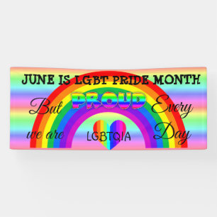 Juni ist LGBT-Pride-Monatsschaltfläche Banner