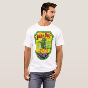 Juni-Jungen-Marken-Vintage reine T-Shirt