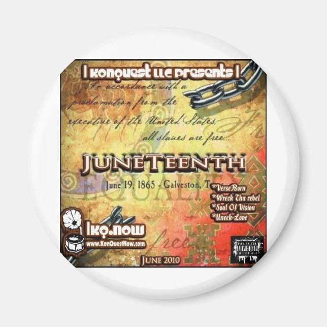 Juni - JuniTeenth Magnet (Vorne)