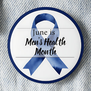 Juni Männergesundheitsmonat Button