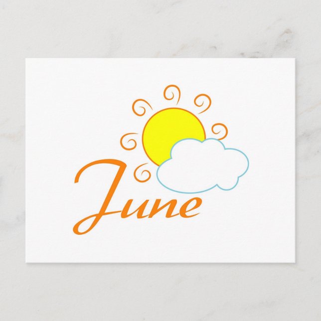 Juni Postkarte (Vorderseite)