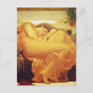 Juni von Frederic Leighton Postkarte