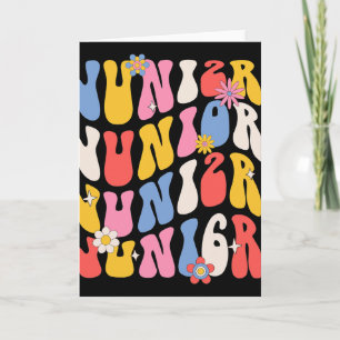 Junior 2026 Retro Groovy Abschluss Senior Cl Von 2 Karte