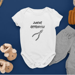Junior Apprentice Pliers Electrician Sparky Baby Strampler