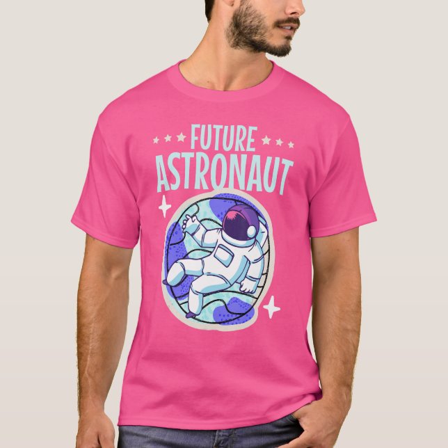 Junior Astronaut Science kids Outer Space Future A T-Shirt (Vorderseite)