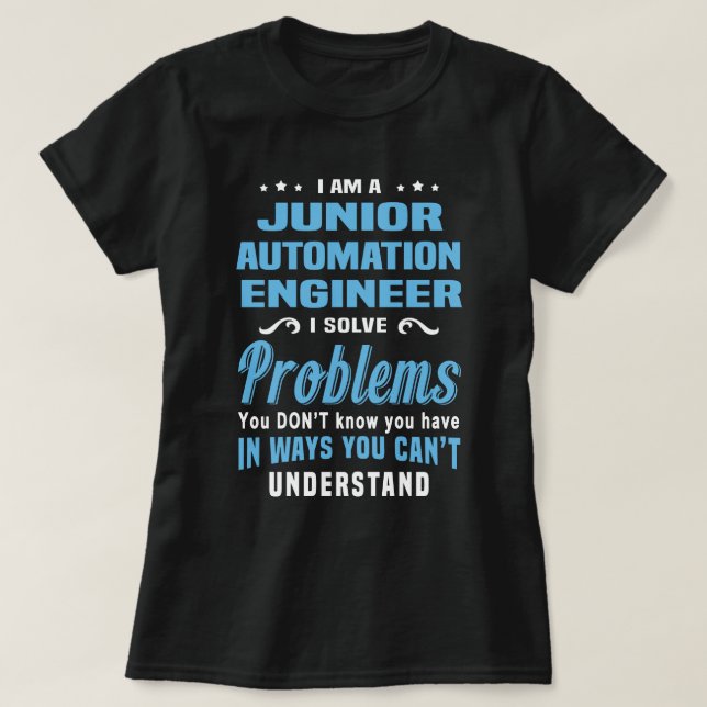 Junior Automation Engineer T-Shirt (Design vorne)